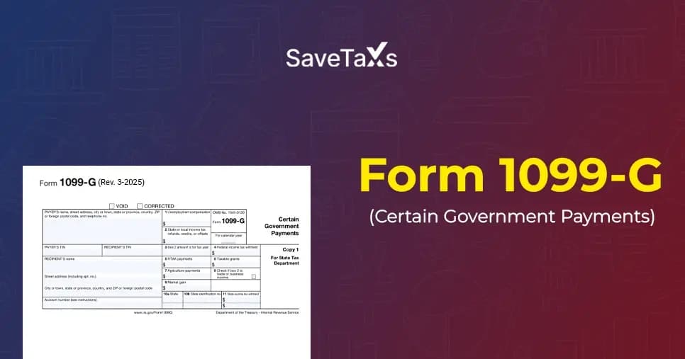 1099-G Tax Form