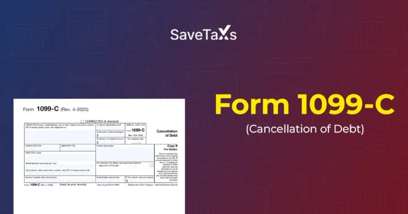 What is IRS Form 1099-C: Cancellation of Debt